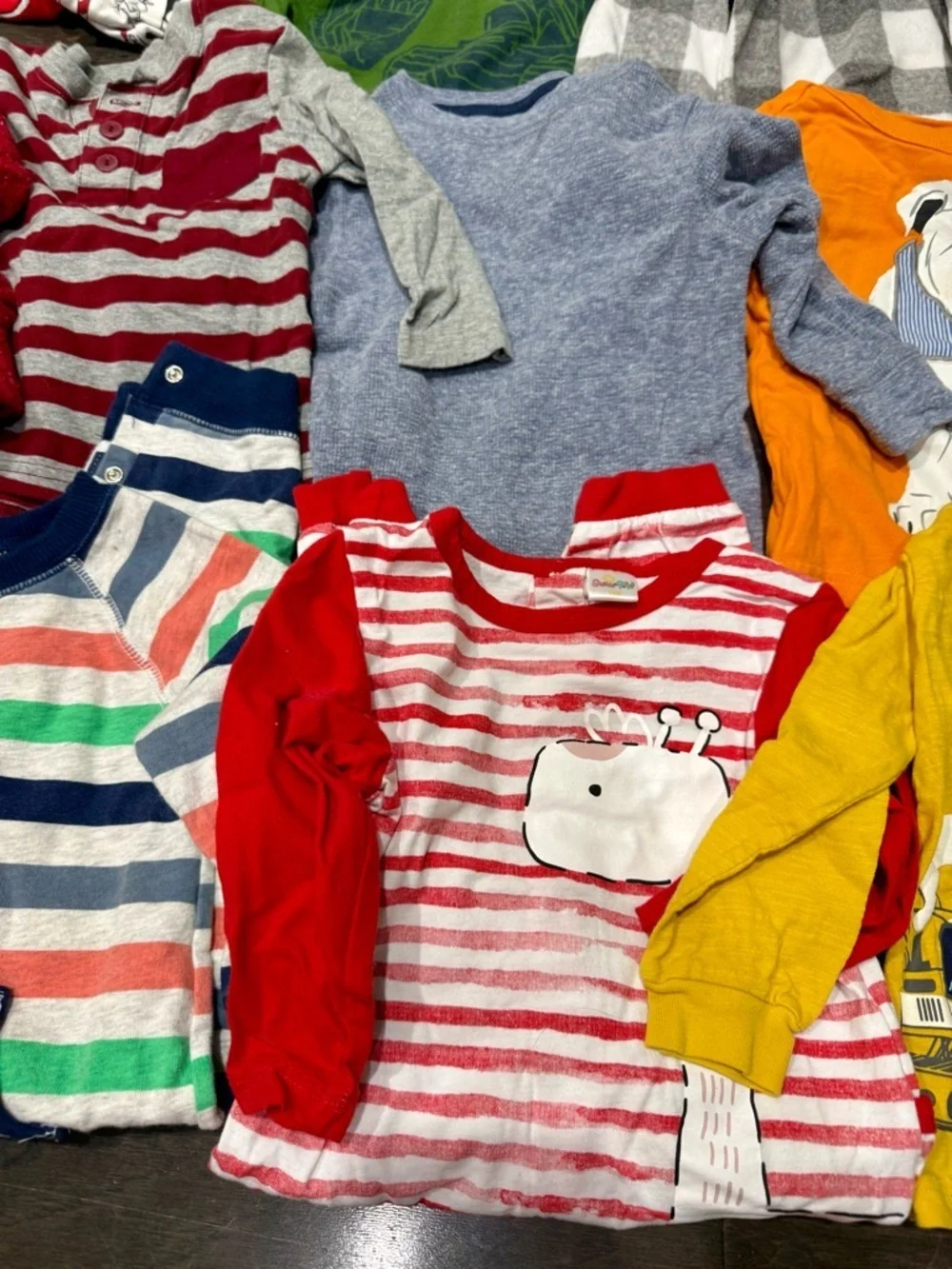 Toddler Boy 18m One Piece Rompers and Long Sleeve Shirts